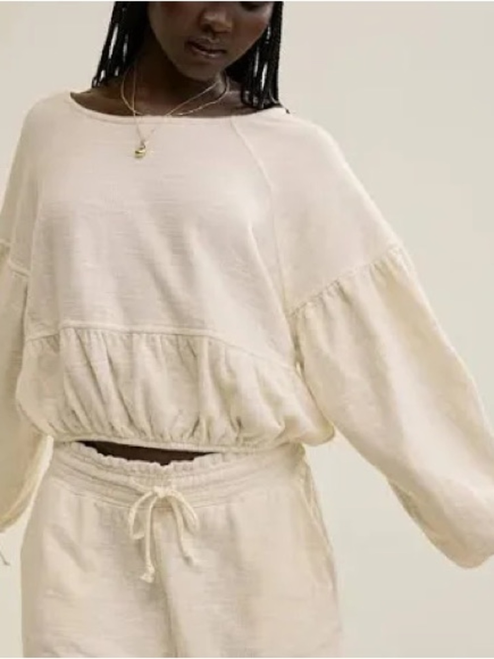 Aerie Relaxed Cropped Pullover Top - Women